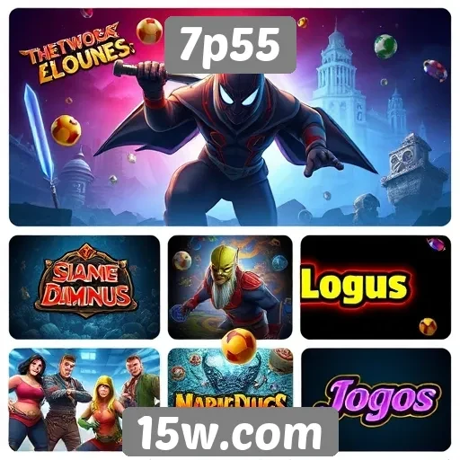 Perfil dos jogos disponíveis no site 7p55